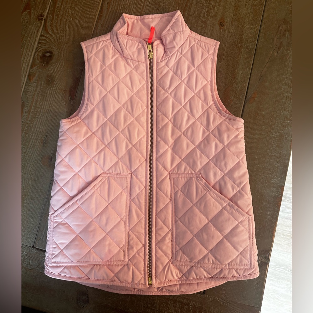 Crewcut pink lightweight quilted vest